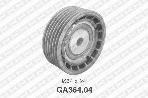 Направляющий / паразитный ролик поликлинового ремня SNR GA364.04