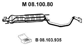 Резонатор EBERSPACHER 08.100.80