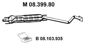 Резонатор EBERSPACHER 08.399.80