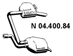 Глушитель EBERSPACHER 04.400.84
