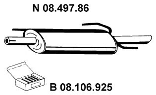 Глушник EBERSPÄCHER 08.497.86