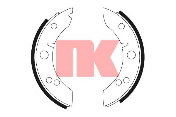 Тормозные колодки NK 2712001