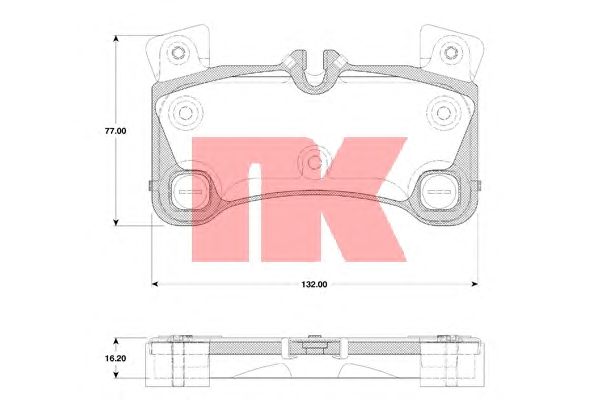 Тормозные колодки NK 224799