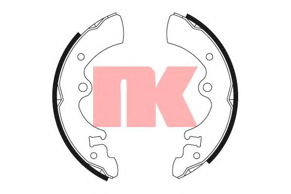 Тормозные колодки NK 2722341