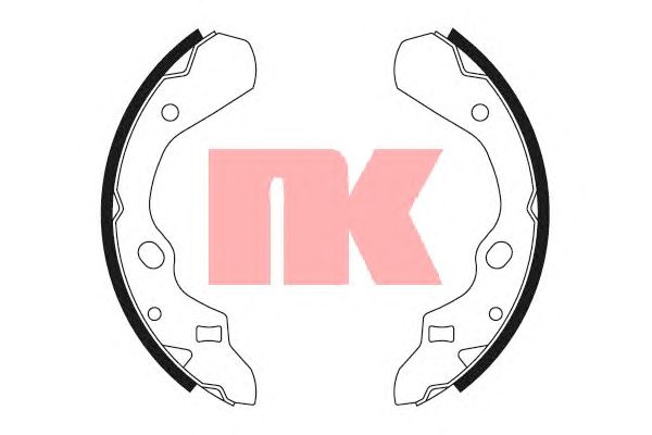 Тормозные колодки NK 2732500