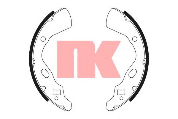 Тормозные колодки NK 2732507