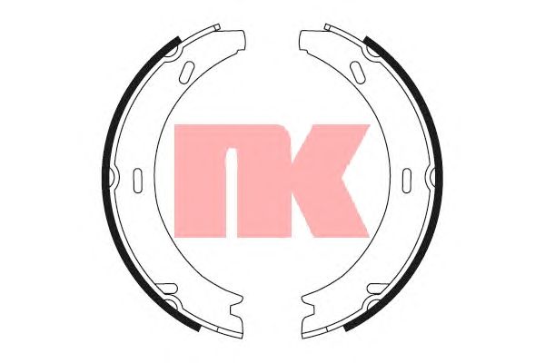 Тормозные колодки ручника NK 2733552