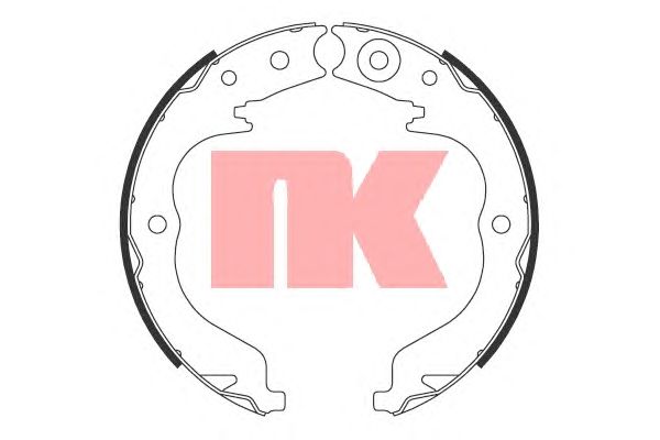 Тормозные колодки ручника NK 2719757
