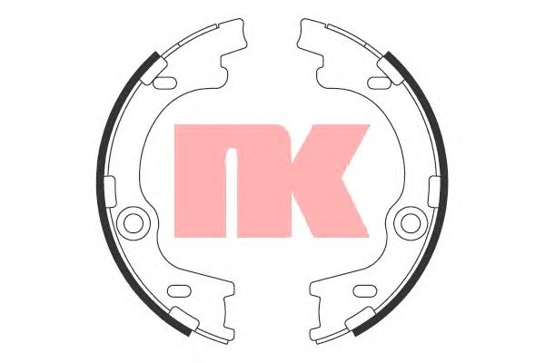 Тормозные колодки ручника NK 2734790