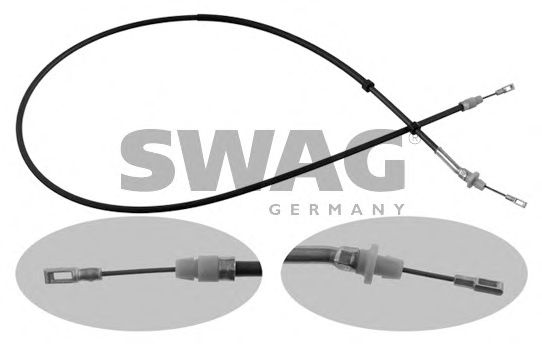 Трос ручника SWAG 10 93 4395