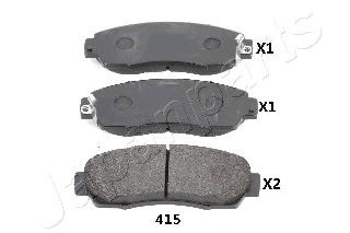 Тормозные колодки JAPANPARTS PA-415AF