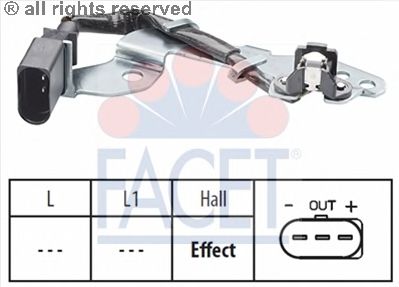 Датчик положения распредвала FACET 9.0367