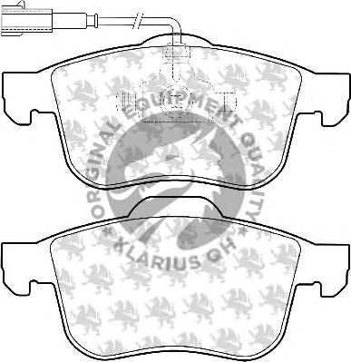 Тормозные колодки QH International BP1502