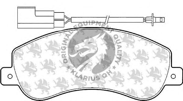 Тормозные колодки QH International BP1528