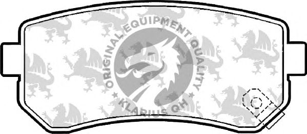 Гальмівні колодки QH International BP1538