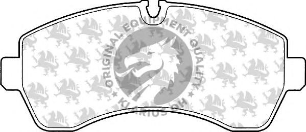 Гальмівні колодки QH International BP1554