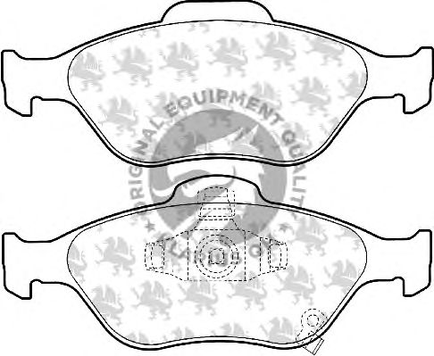 Тормозные колодки QH International BP1584