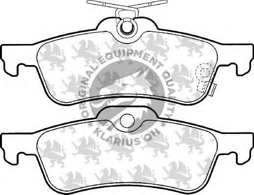 Тормозные колодки QH International BP1585