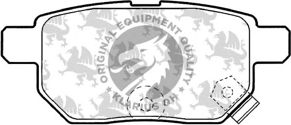 Тормозные колодки QH International BP1619