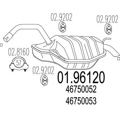 Глушитель MTS 01.96120