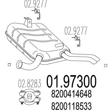 Глушитель MTS 01.97300