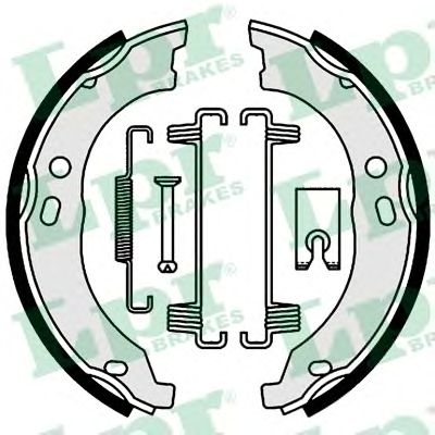 Тормозные колодки ручника LPR 01003