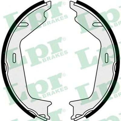 Тормозные колодки ручника LPR 01036