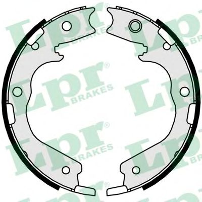 Тормозные колодки ручника LPR 01078