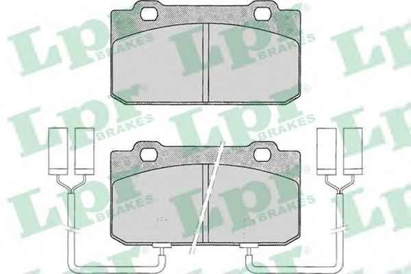 Тормозные колодки LPR 05P018