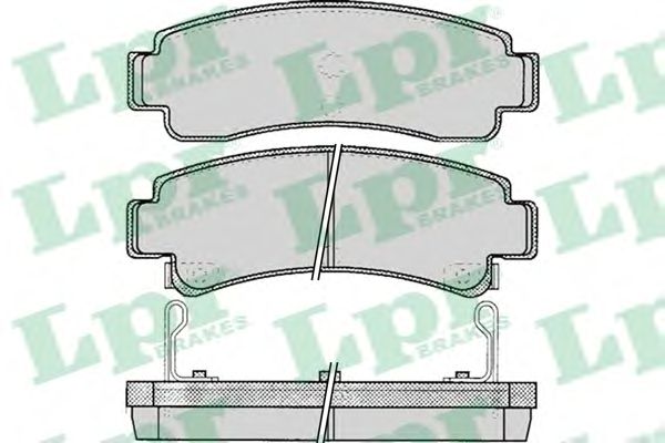 Тормозные колодки LPR 05P088