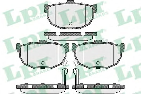 Тормозные колодки LPR 05P089