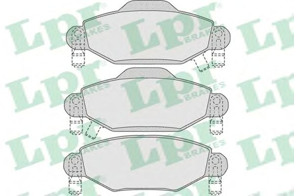 Тормозные колодки LPR 05P1001