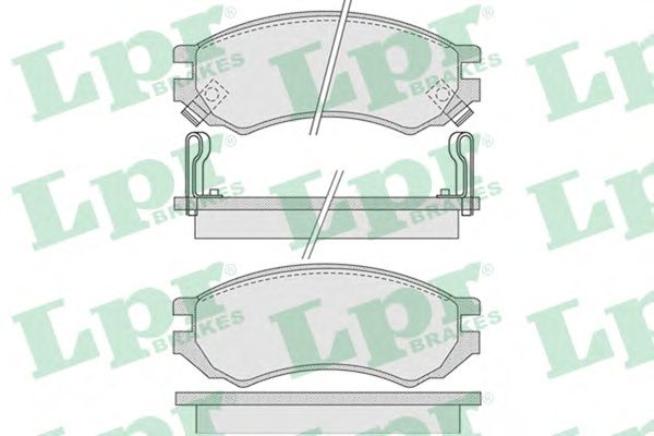 Тормозные колодки LPR 05P1008