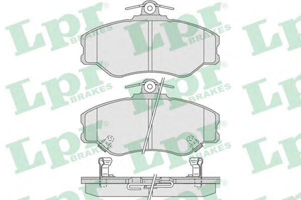 Тормозные колодки LPR 05P1009