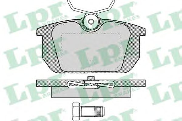 Тормозные колодки LPR 05P101