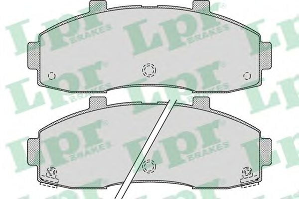 Тормозные колодки LPR 05P1020