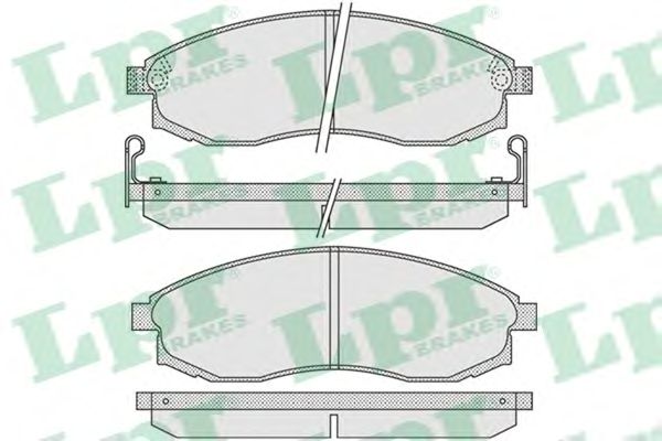 Тормозные колодки LPR 05P1030