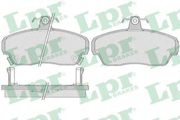 Тормозные колодки LPR 05P1034