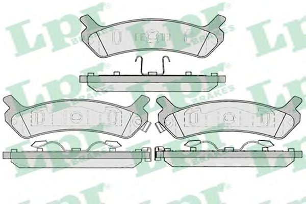 Тормозные колодки LPR 05P1039