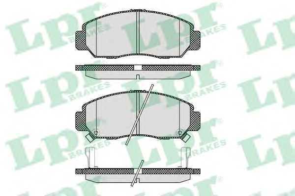 Тормозные колодки LPR 05P1071