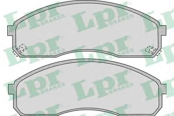 Тормозные колодки LPR 05P1072