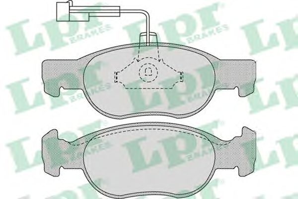 Тормозные колодки LPR 05P1075