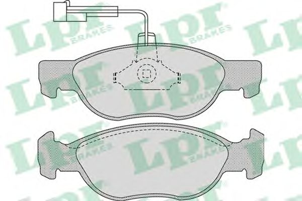 Тормозные колодки LPR 05P1076
