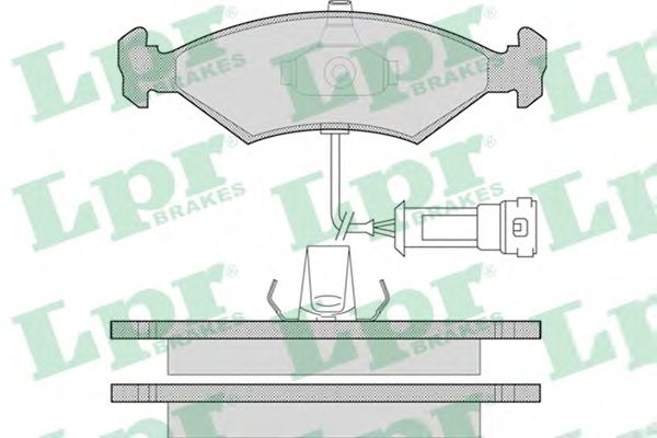 Тормозные колодки LPR 05P1087
