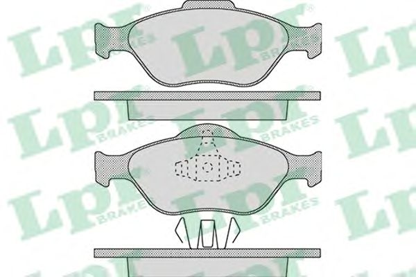 Тормозные колодки LPR 05P1088