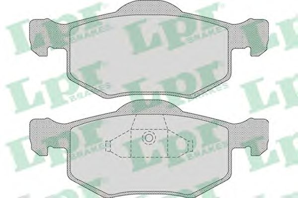 Тормозные колодки LPR 05P1091