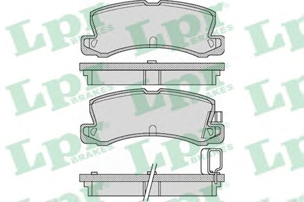 Тормозные колодки LPR 05P1125