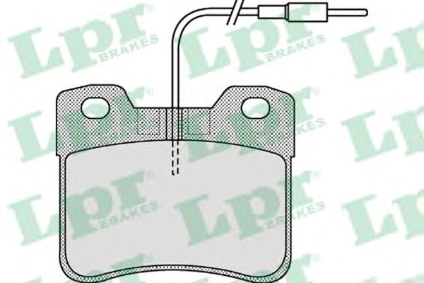 Тормозные колодки LPR 05P1135