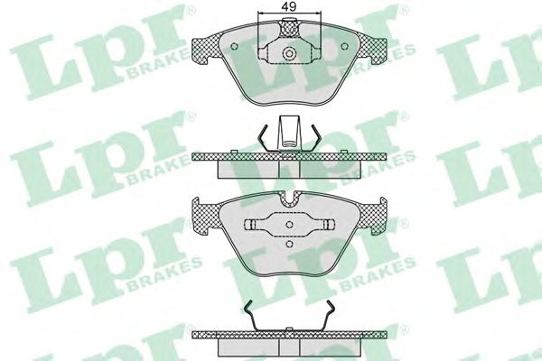 Тормозные колодки LPR 05P1193