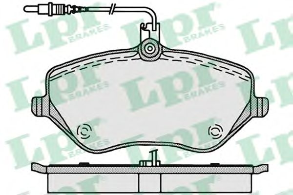 Тормозные колодки LPR 05P1202